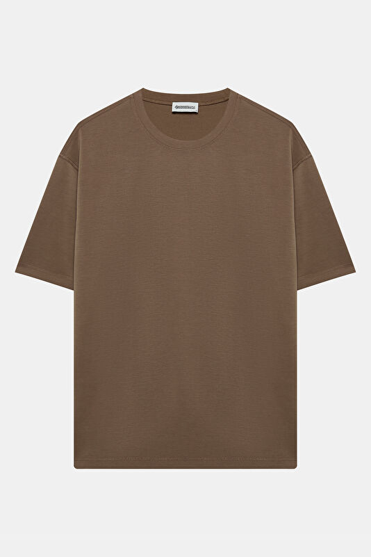 Coffee Crew Neck Printed Men's T-Shirt