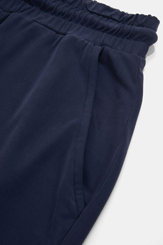 Navy Blue Modal Men's Shorts 4