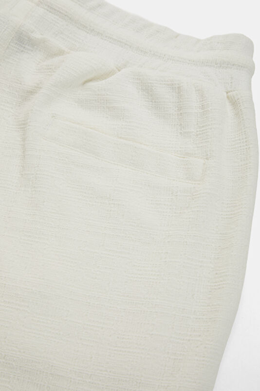 Ecru Straight Leg Men's Trousers 4