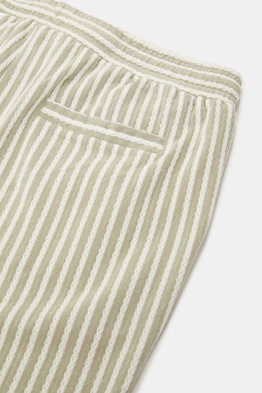 Beige Patterned Men's Shorts 4