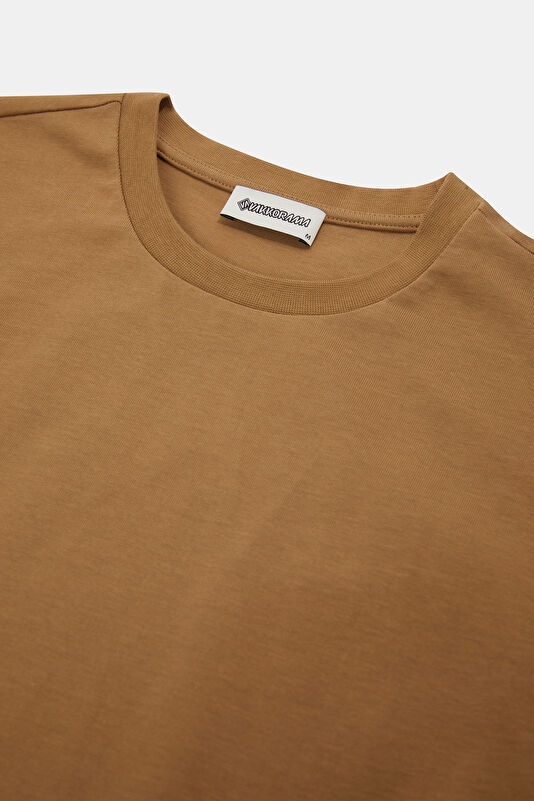 Camel Crew Neck Printed Men's T-Shirt 3