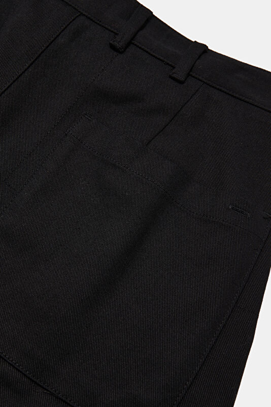 Relax Fit Black Tapered Fit Men's Pants 4