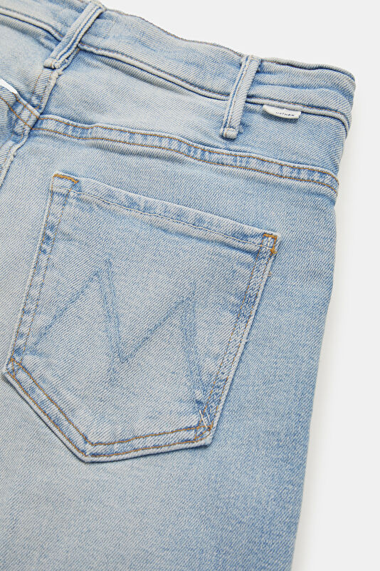 Light Blue Wide Leg Jeans 4