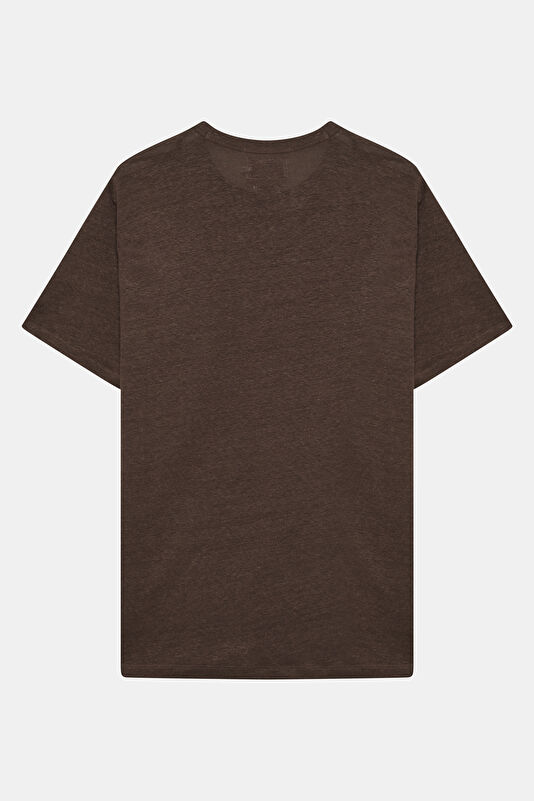 Kahve Erkek T-Shirt 2