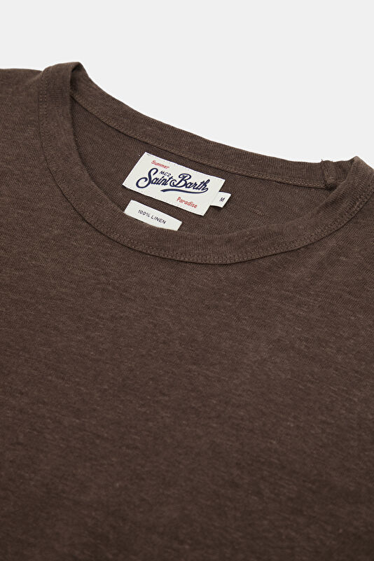 Kahve Erkek T-Shirt 3