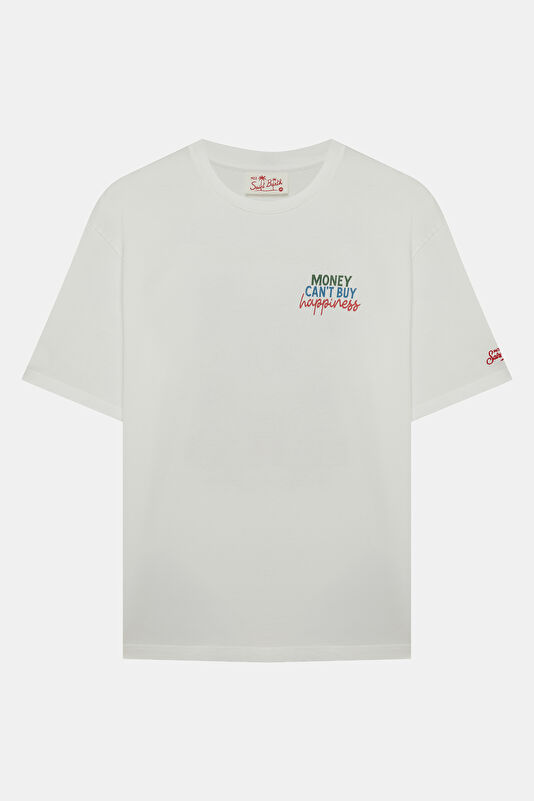 Delmar Money Happiness Men's White T-Shirt 2