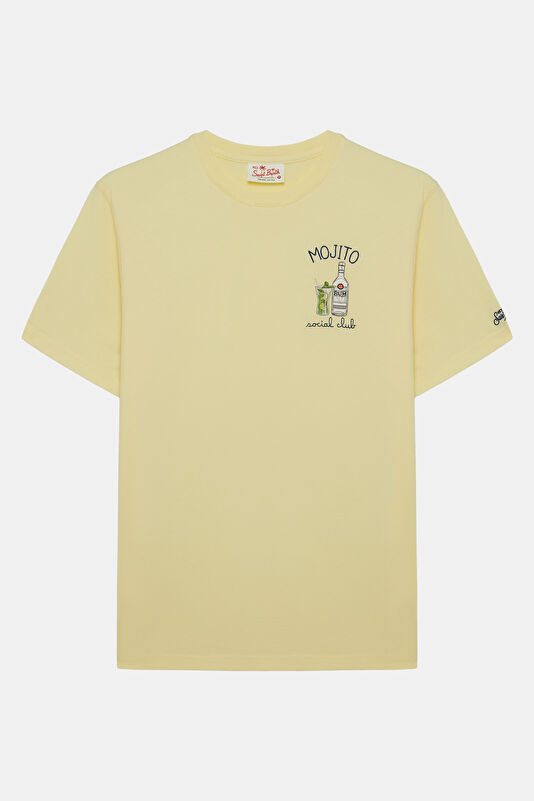 Portofino Social Mojito Erkek Sari T-Shirt