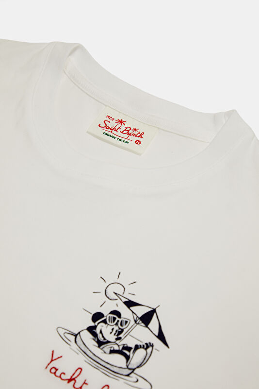 Portofino Mickey Yacht Life Men's White T-Shirt 3