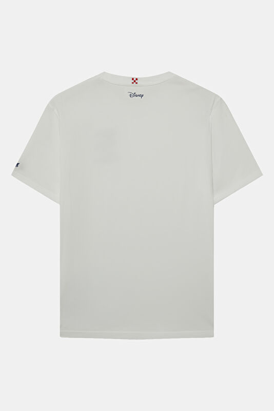 Portofino Mickey Survivor Erkek Beyaz T-Shirt 2