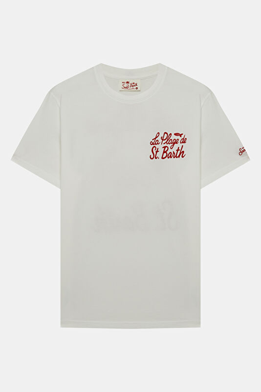 Portland Plage De Sb Men's White T-Shirt 2