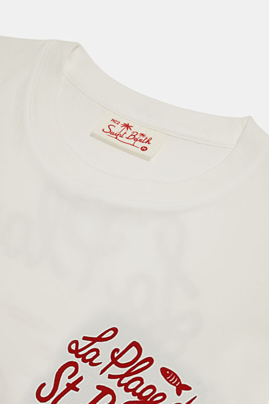 Portland Plage De Sb Men's White T-Shirt 3