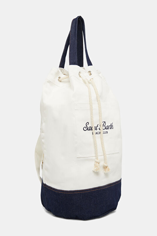 Beach Backpack Erkek Krem Çanta 2