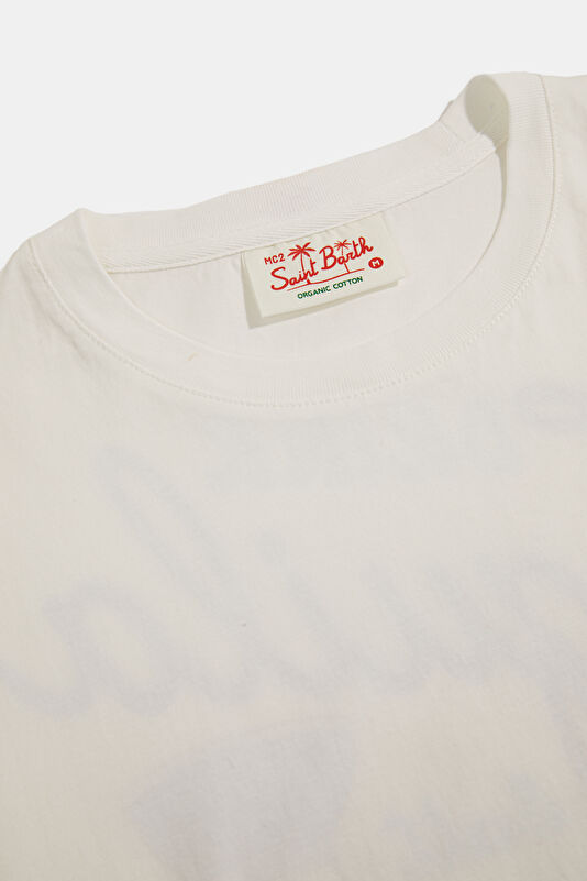 Portland Drink Tequila Erkek Beyaz T-Shirt 3