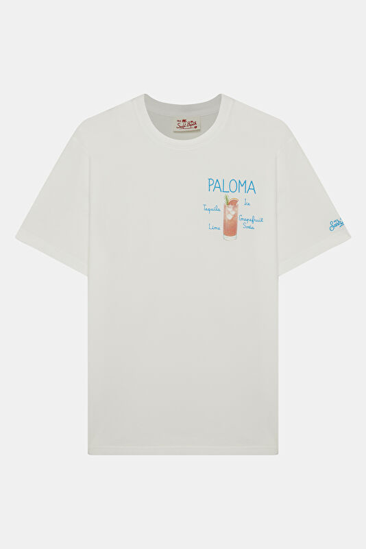Portofino Paloma Recipe Men's White T-Shirt