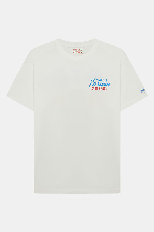 Portland No Carbo Men's White T-Shirt 2