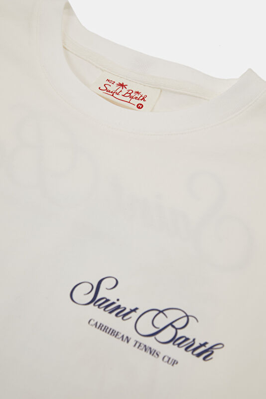 Portland Gustavia Cup Erkek Beyaz T-Shirt 3