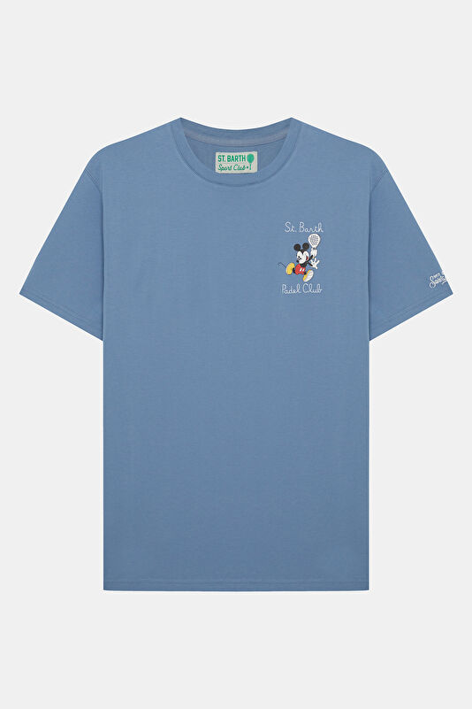 Portofino Mickey Padel Erkek Mavi T-Shirt