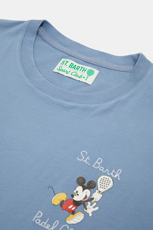 Portofino Mickey Padel Erkek Mavi T-Shirt 3