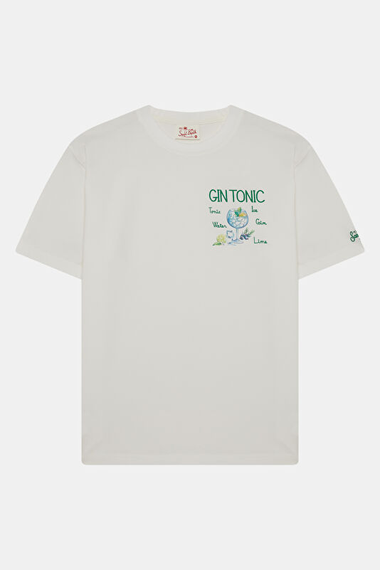 Portofino Gin Tonic Recipe Men's White T-Shirt