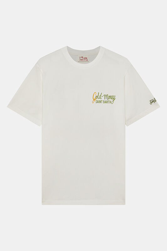 Portland Gold Money Men's White T-Shirt 2