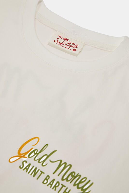 Portland Gold Money Men's White T-Shirt 3