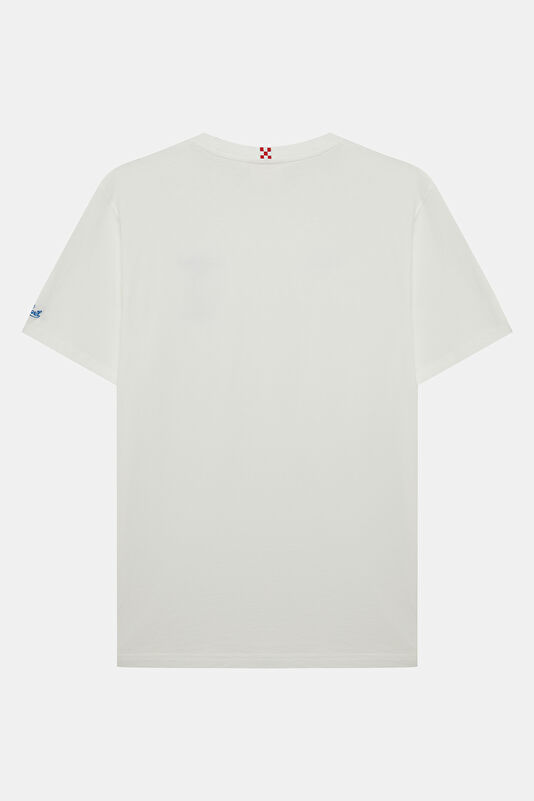 Portofino Snoopy Rigatoni Men's White T-Shirt 2