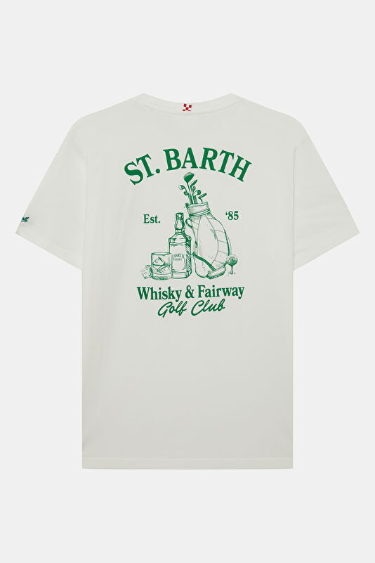 Portland Whisky Faireway Men's White T-Shirt