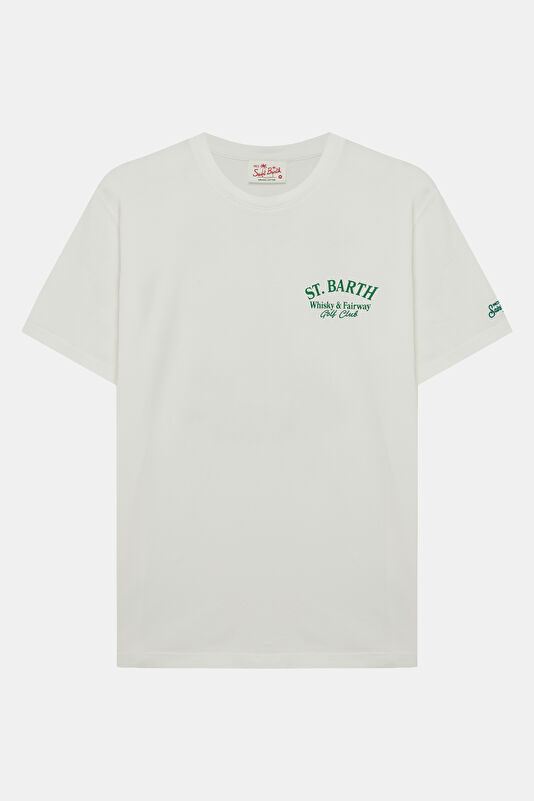 Portland Whisky Faireway Men's White T-Shirt 2