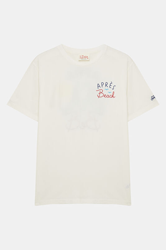 Portland Apres Beach Summer Erkek Beyaz T-Shirt