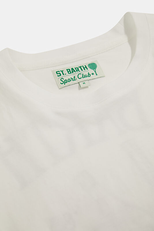 Portland Apres Tennis Champ Erkek Beyaz T-Shirt 3
