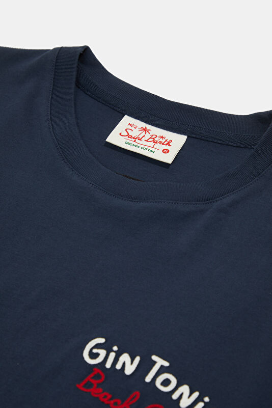 Portland Gin Tonic Summer Men's Navy T-Shirt 3