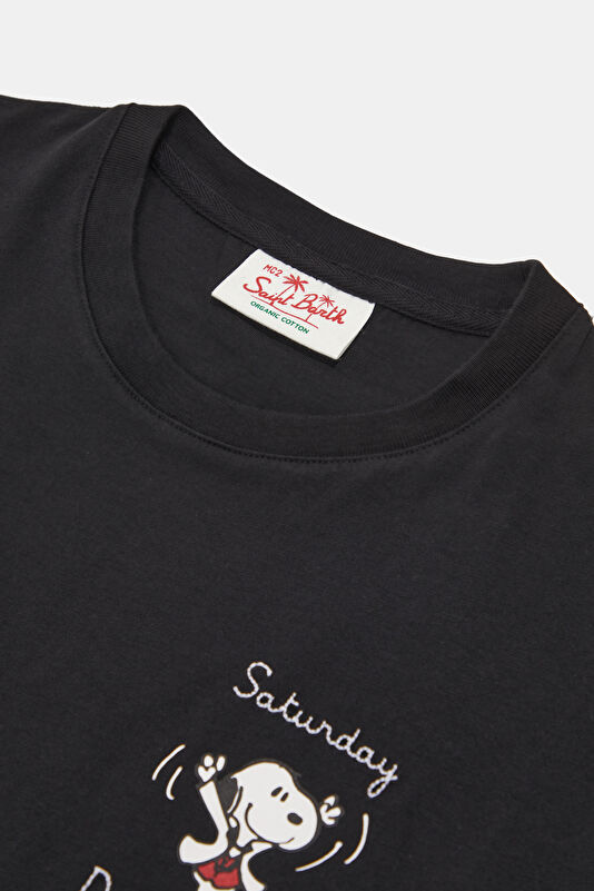 Portofino Snoopy Saturday Fever Erkek T-Shirt 3