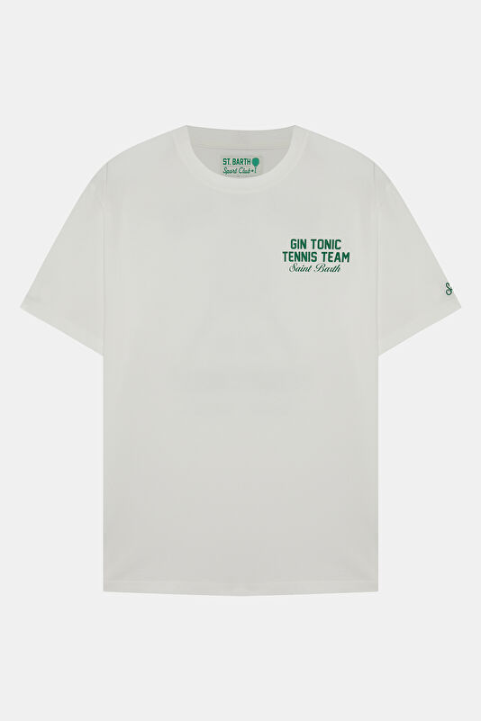 Portland Gin Tonic Tennis Men's White T-Shirt T-Shirt 2