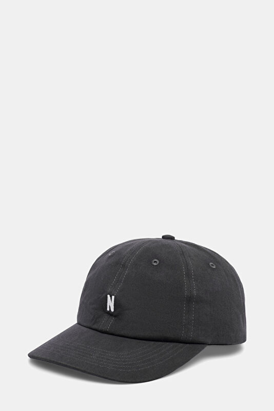 Gray Embroidered Hat