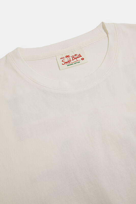 Portland St Tropez Summer Erkek Beyaz T-Shirt 3