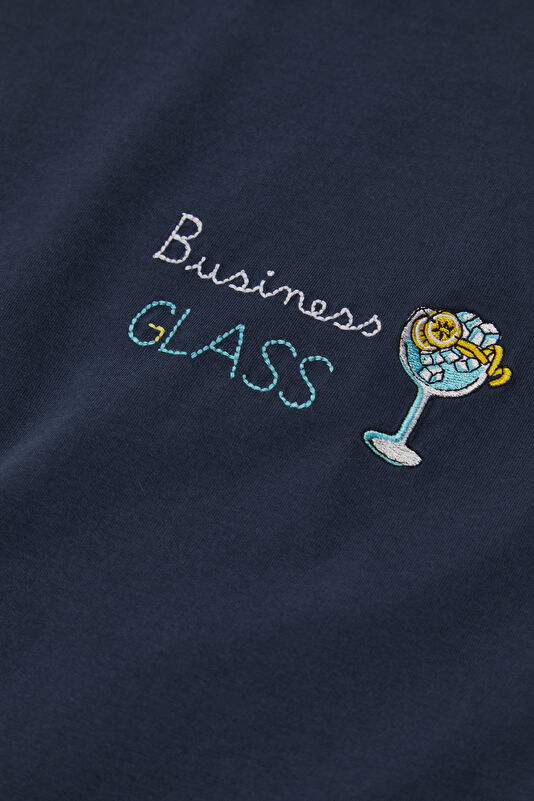 Portofino Business Glass Men's Navy T-Shirt 4