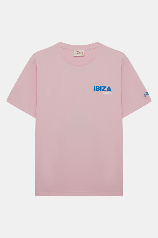 Portland ibiza Postcard Erkek Pembe T-Shirt 2