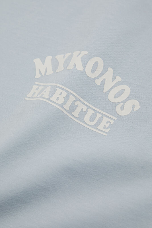 Portland Peanuts Mykonos Erkek Açık Mavi T-Shirt 4