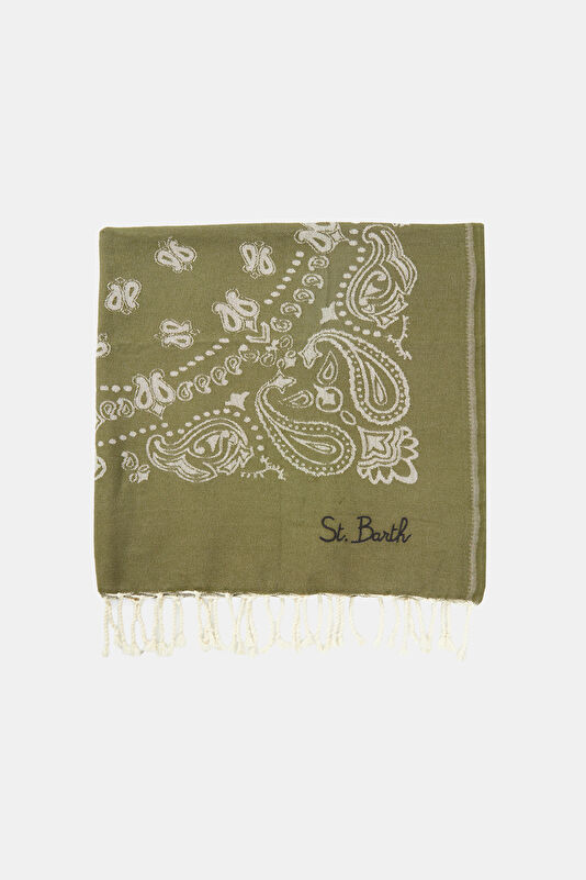 Foutas J N Bandana Patterned Men's Khaki Towel