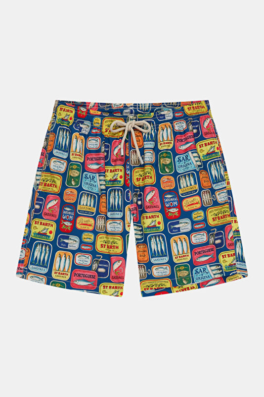 Lighting Sardine Tin Men's Multicolored Swimsuit