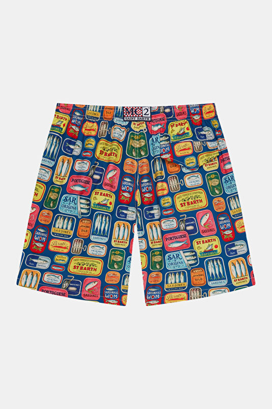 Lighting Sardine Tin Men's Multicolored Swimsuit 2