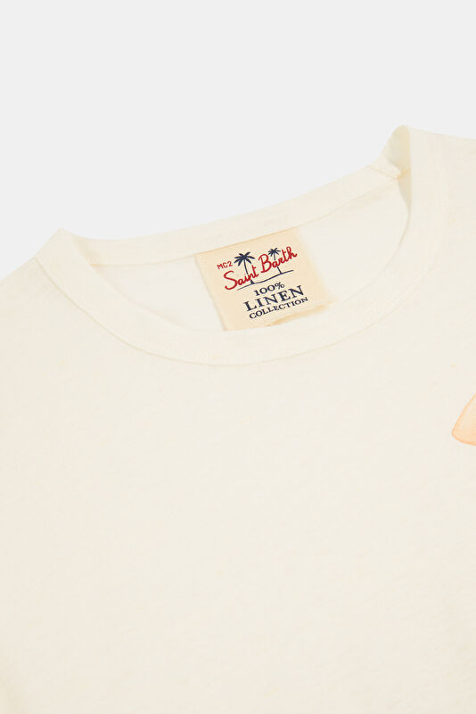 Ecstasea Hot Sailor Erkek Beyaz T-Shirt 3