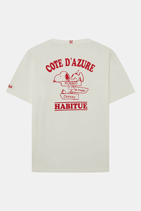 Portland Peanuts Cote Azure Men's Cream T-Shirt