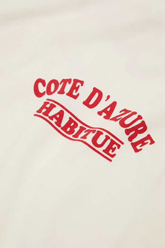 Portland Peanuts Cote Azure Men's Cream T-Shirt 4