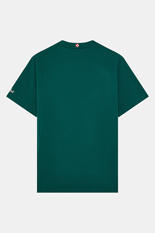 Portofino Long Car Men's Dark Green T-Shirt 2