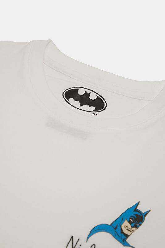 Portofino Batman Night Men's White T-Shirt 3