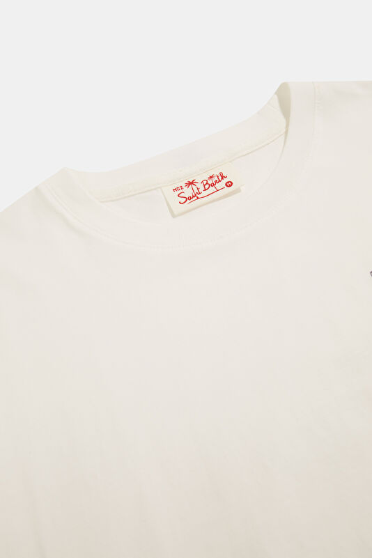 Portofino Social Spritz Erkek Beyaz T-Shirt 3