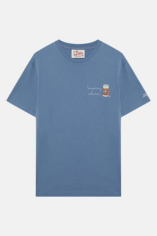 Portofino Duff Beer Want Men's Blue T-Shirt