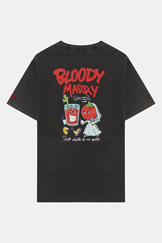 Jack Cpt Bloody Marry Erkek Antrasit T-Shirt