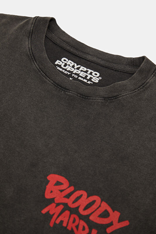 Jack Cpt Bloody Marry Erkek Antrasit T-Shirt 3
